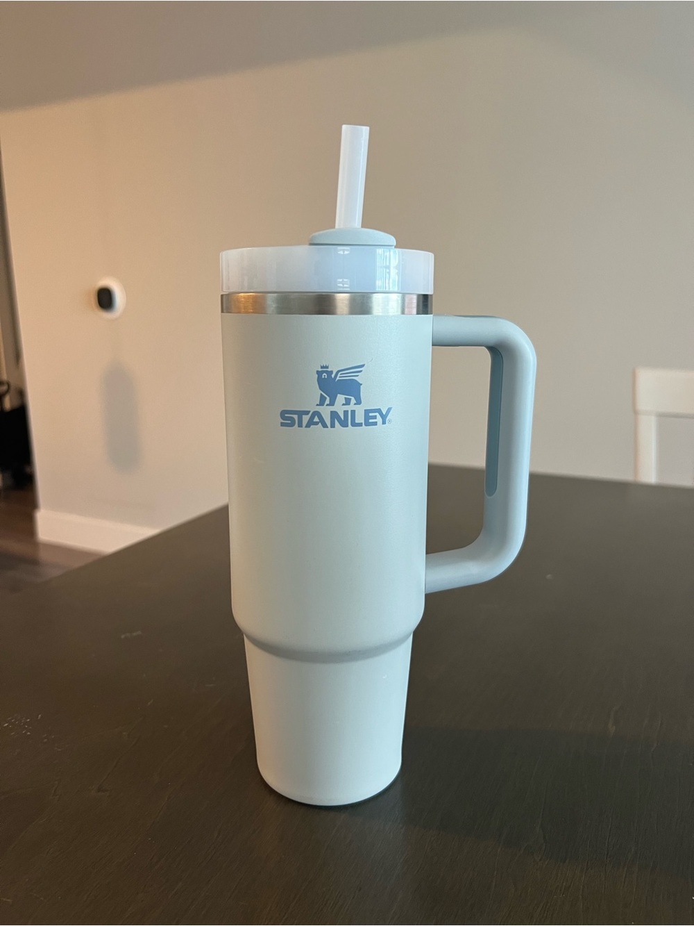 Stanley Light Mint Travel Tumbler with Handle and Straw
